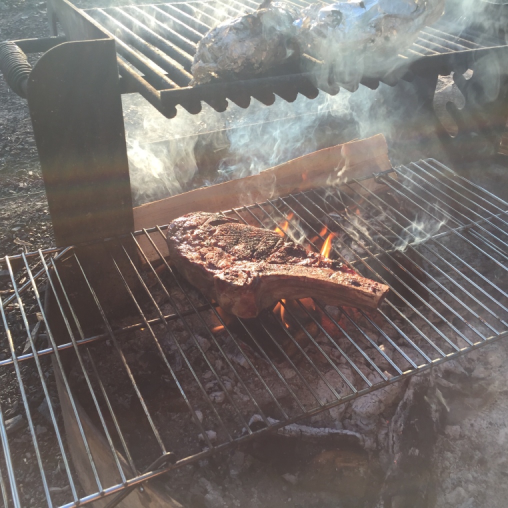 Cooking steak